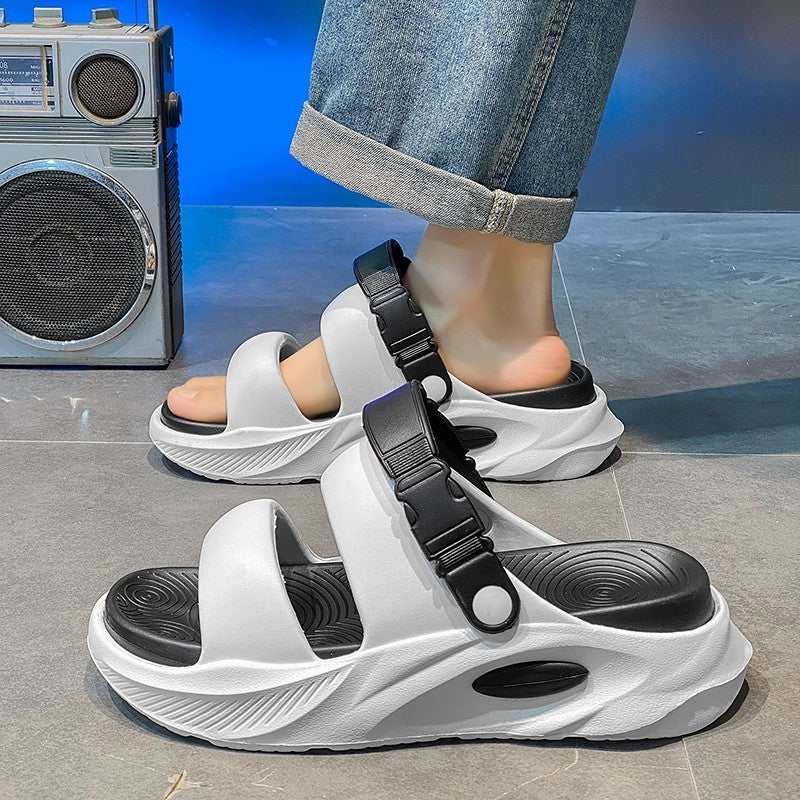 Sports Slippers Men's Thick Bottom Wear-resistant Non-slip Sandals