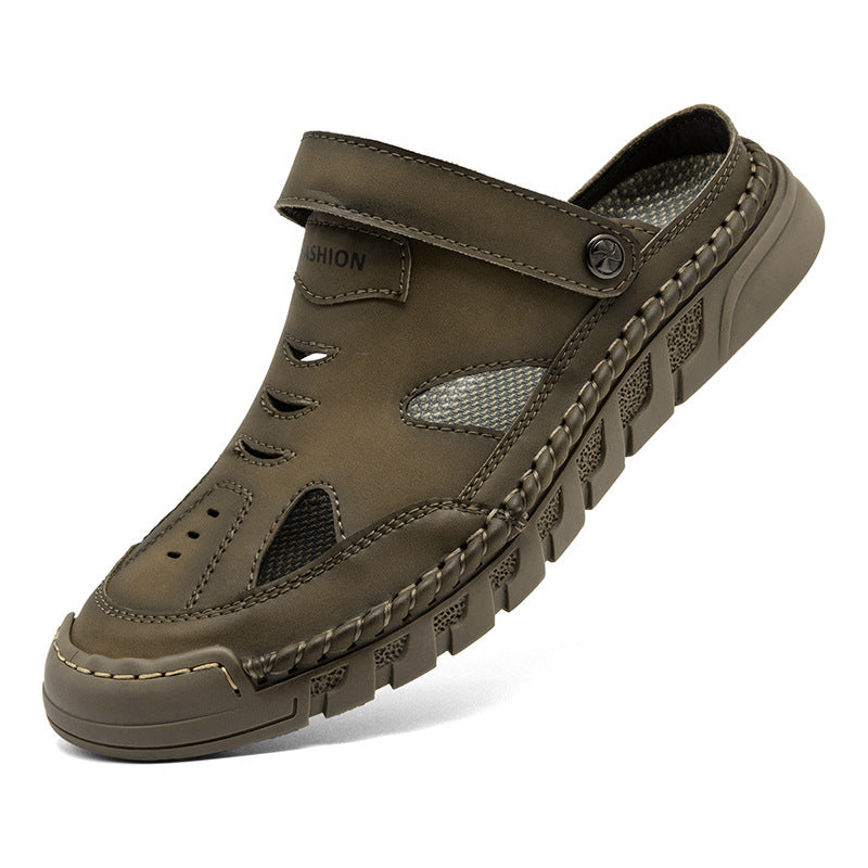 New Plus Size Closed Toe Sandals For Men