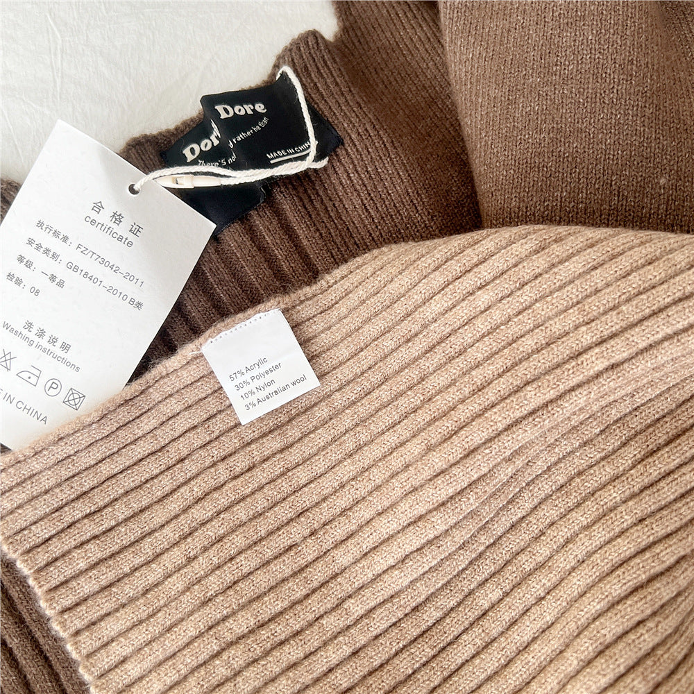 Air-conditioned Room Shoulder Pad Internet Celebrity Knotted Shirt Women's Scarf