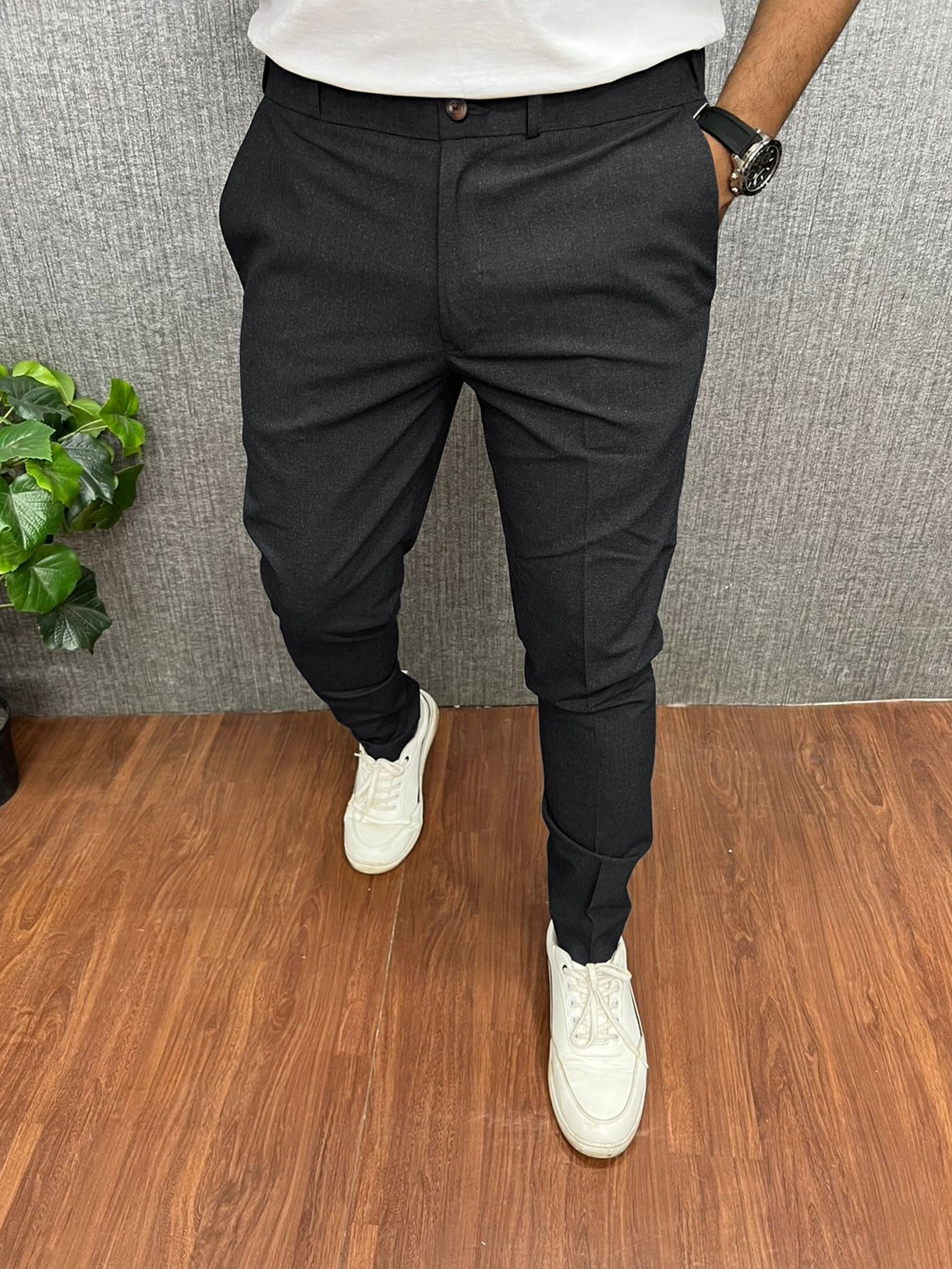 Skinny Formal Wear Slim-fit Foreign Trade Four Seasons Casual Pants