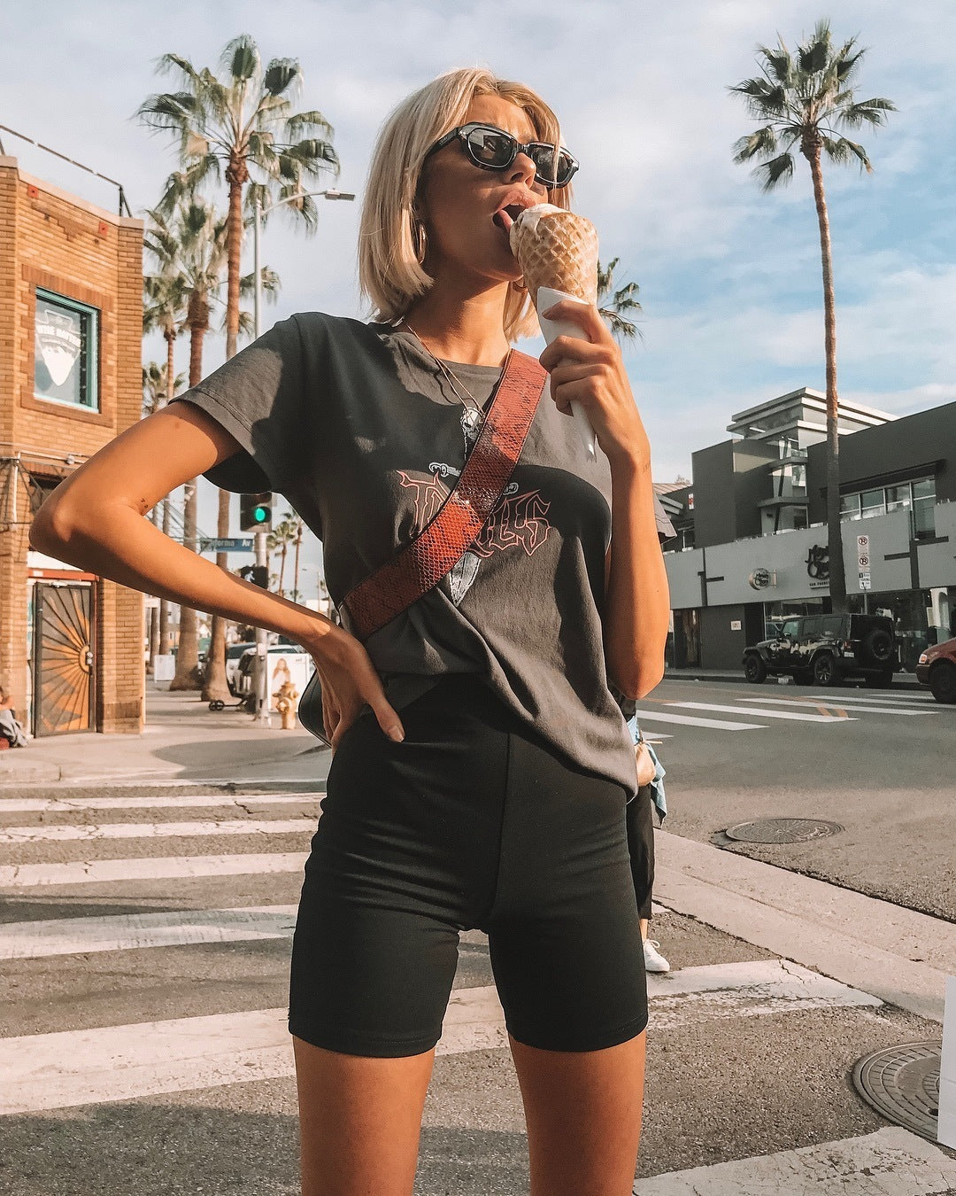 Hips breathable anti-glare leggings