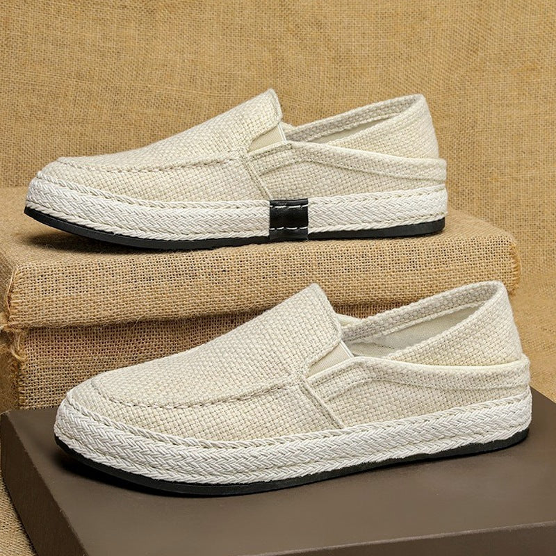 Summer Leisure Old Beijing Linen Cloth Shoes