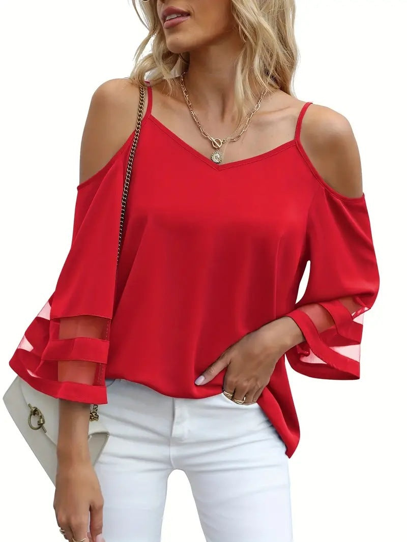 Women's Tops With Narrow Straps Leisure