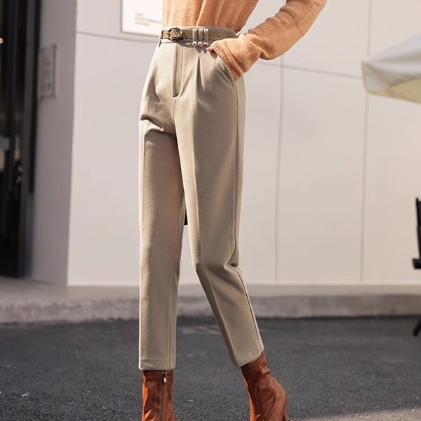 Thickened High Waist Drooping Baggy Pants