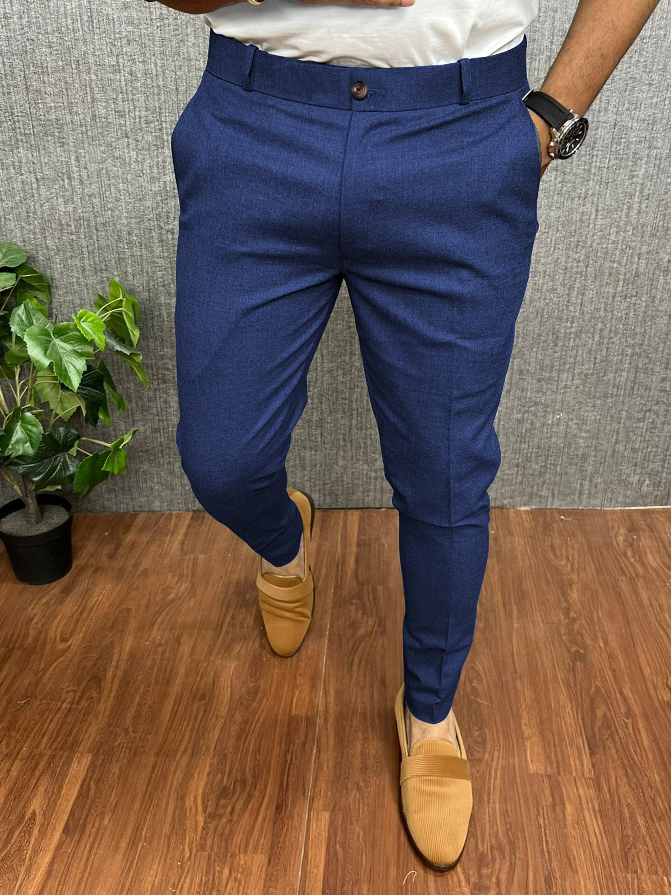 Skinny Formal Wear Slim-fit Foreign Trade Four Seasons Casual Pants