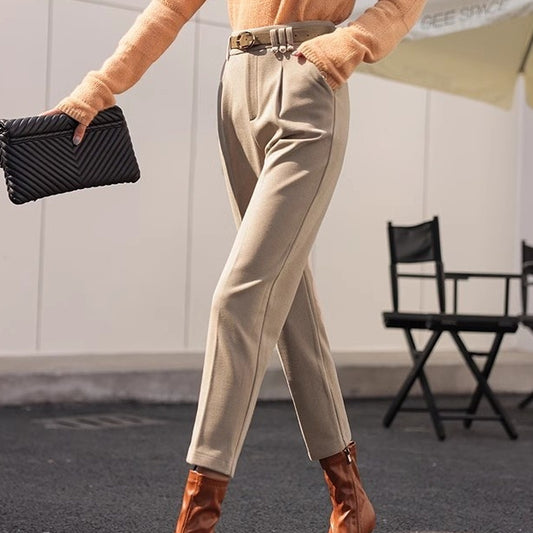 Thickened High Waist Drooping Baggy Pants