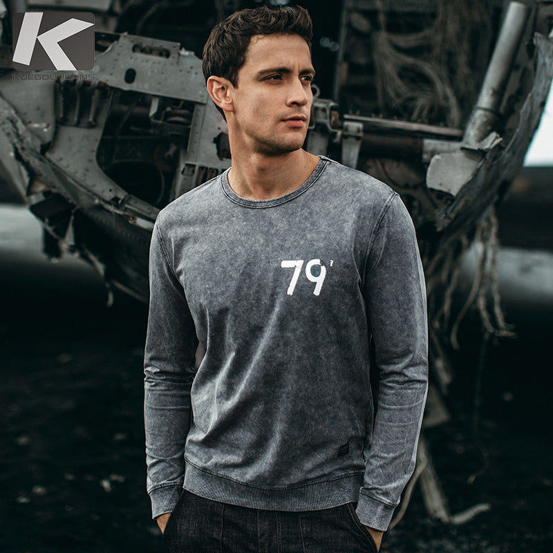 Digital print pullover