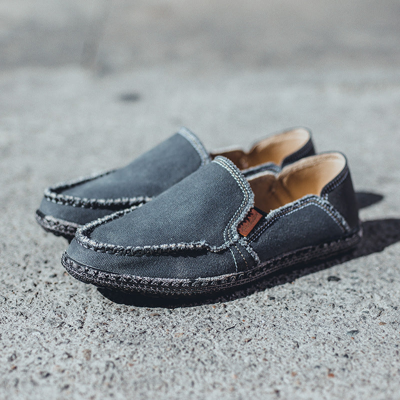 Men's Leather Casual Trend Korean British Wind Shoes