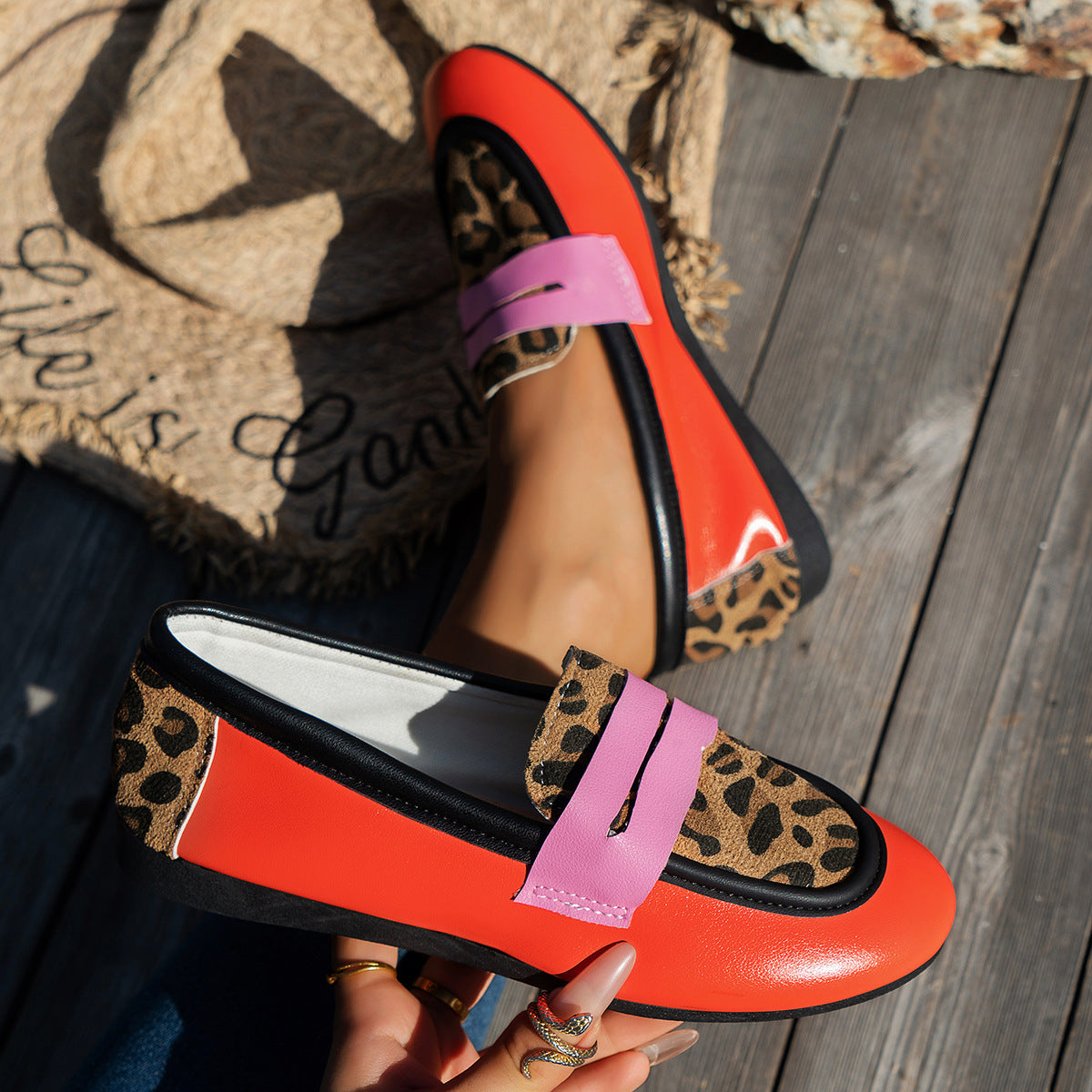 Flat Casual Loafer Shoes Women's Fashion