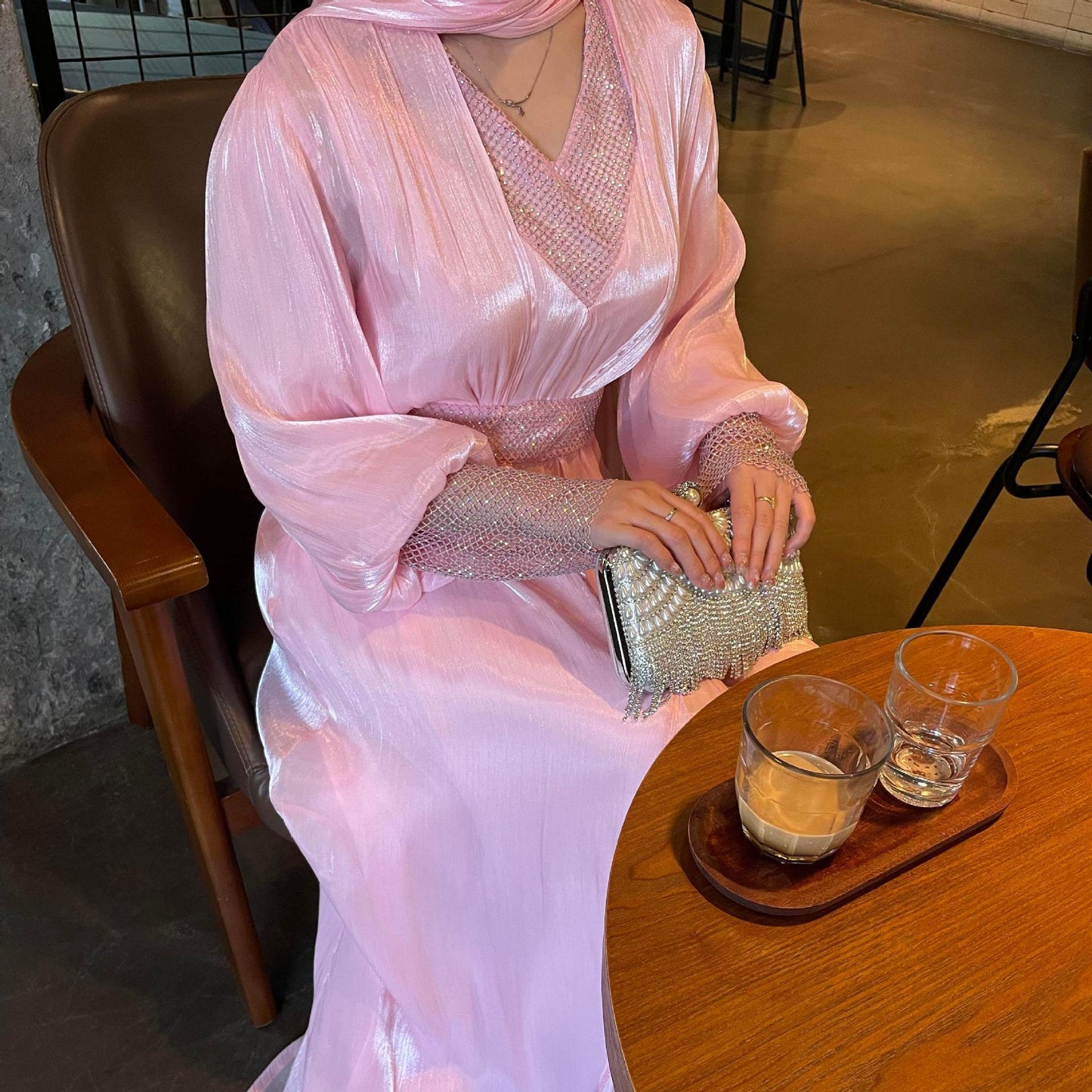 Chiffon Robe Middle East European And American Evening Dress