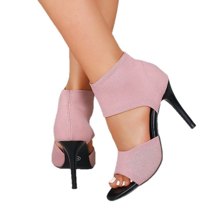 Fashion Fish Mouth Hollow Women's Shoes