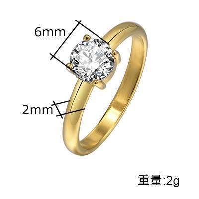 Women's Special-interest Stainless Steel Open Ring