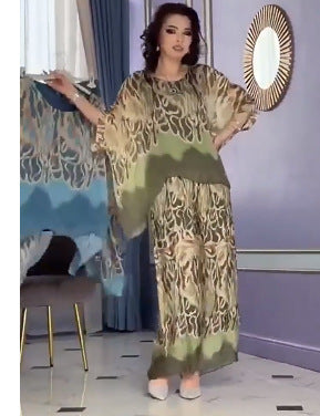 Women's Fashion Loose Wide-leg Pants Casual Suit