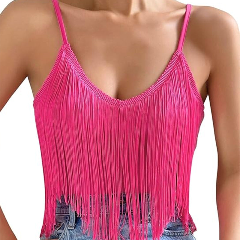 Women's Fashion Personalized Camisole Tassel Vest