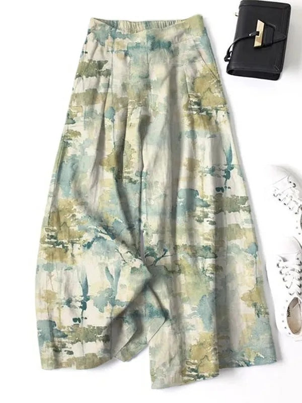 3D Wide Leg Culottes Loose Summer Women's Clothing Quick-drying Breathable