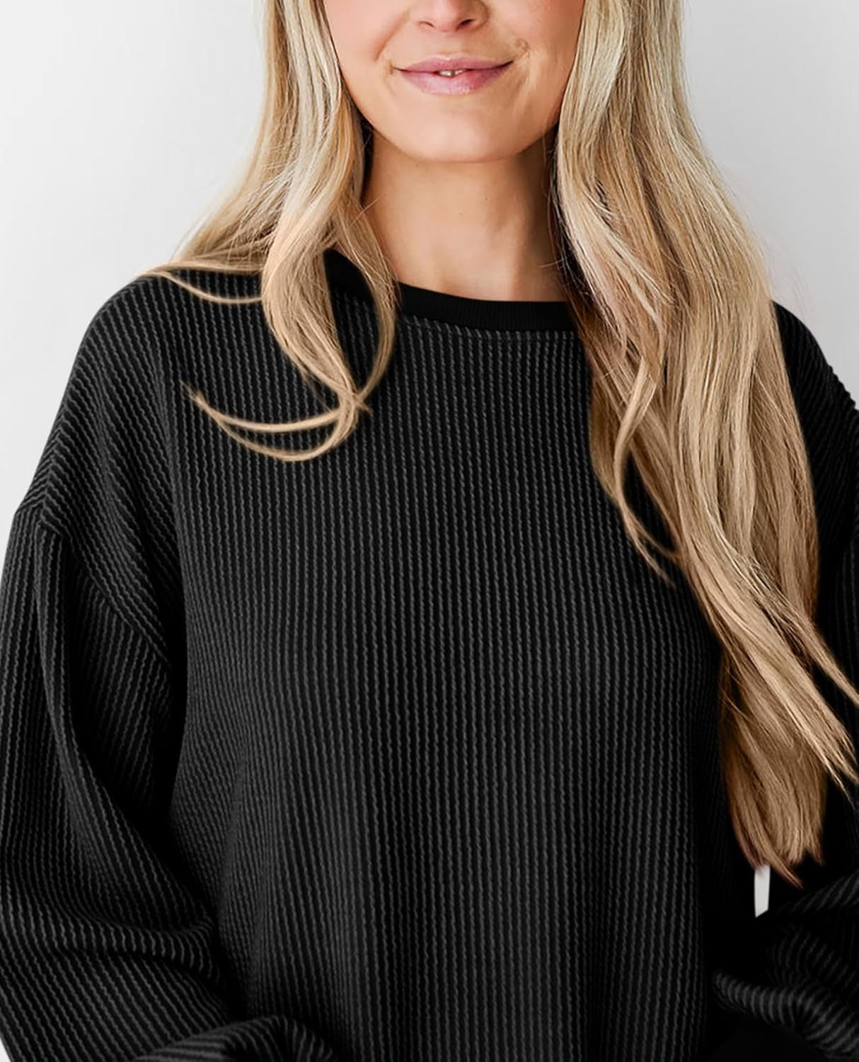 Women's Texture Loose Fashion Casual Sweater