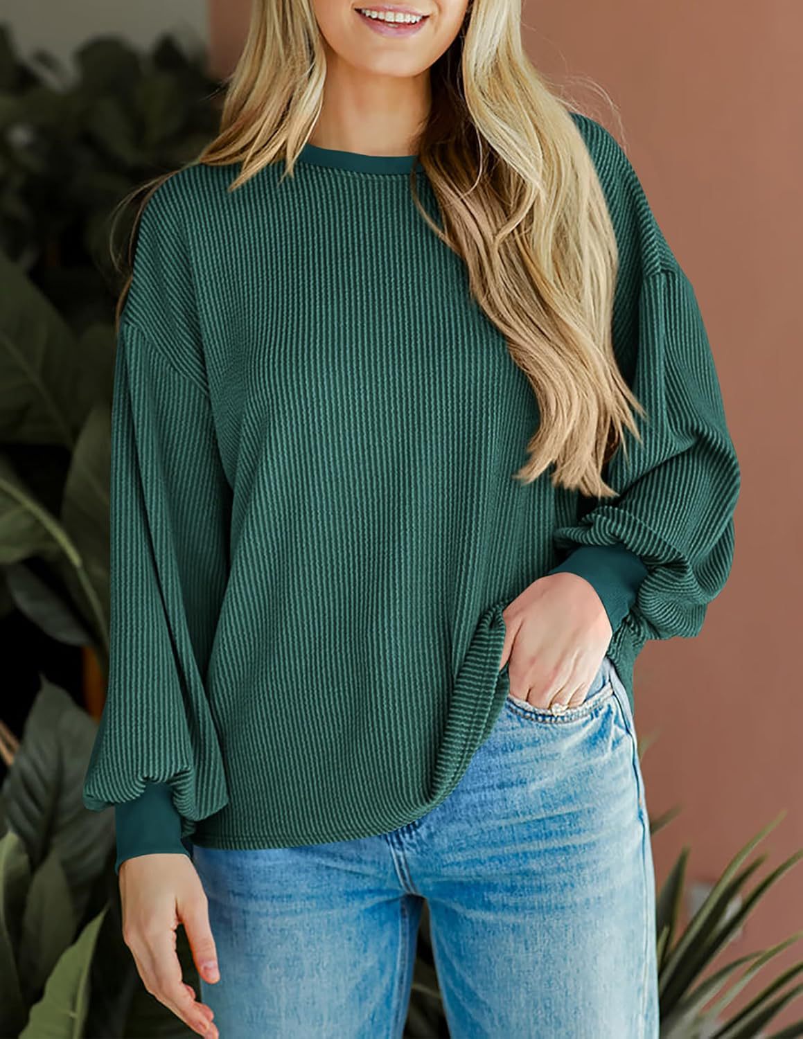 Women's Texture Loose Fashion Casual Sweater
