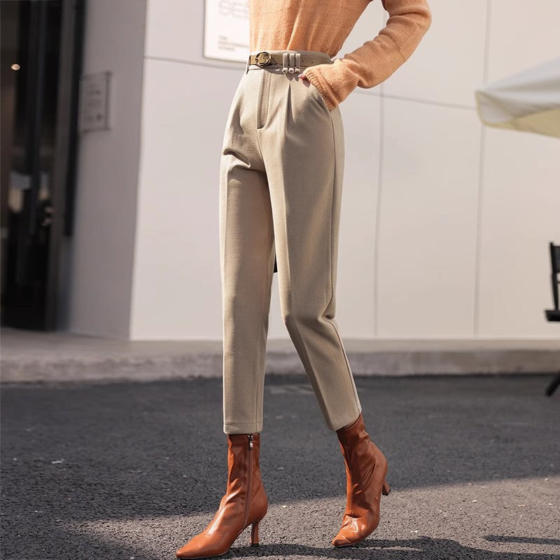Thickened High Waist Drooping Baggy Pants
