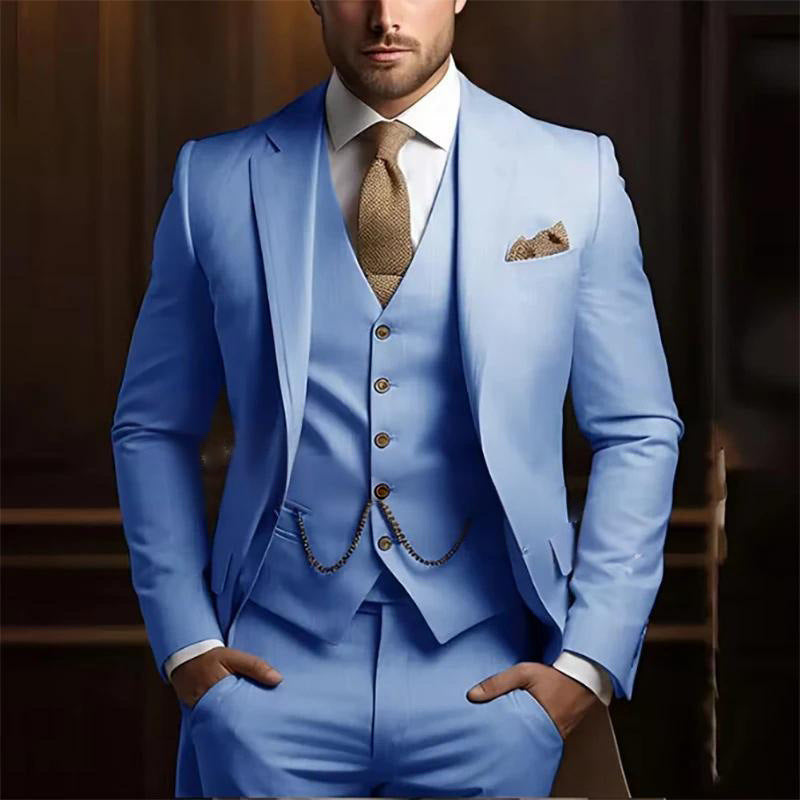 Men's High-grade Gentleman Temperament Slim Suit