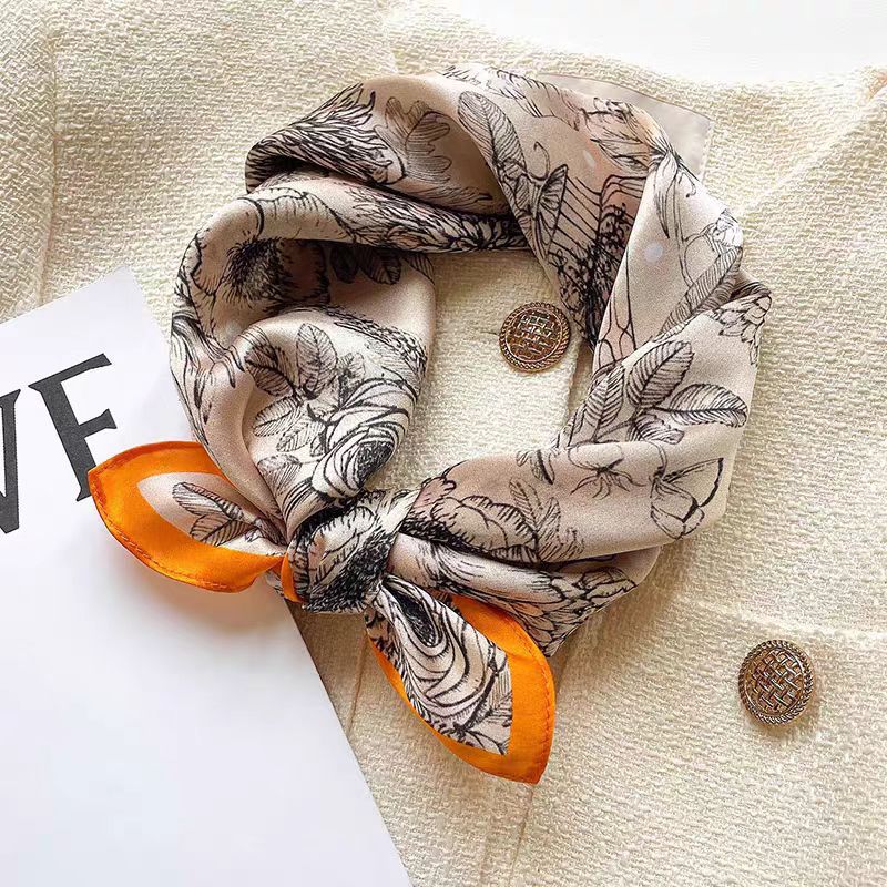 High-end Ladies' Small Square Handkerchief