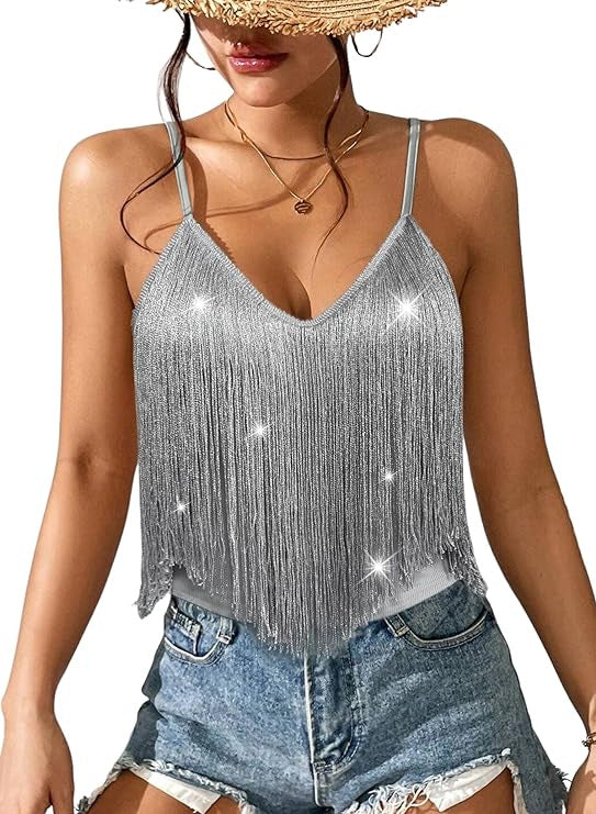 Women's Fashion Personalized Camisole Tassel Vest
