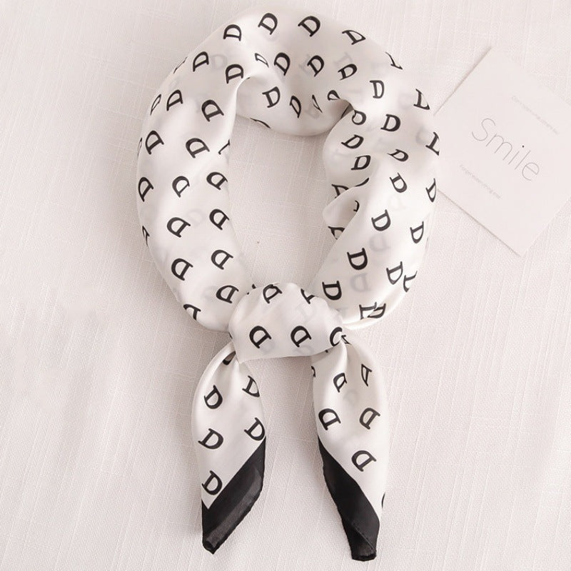 Female Hood Fashionable Silky Satin Wrapped Breathable