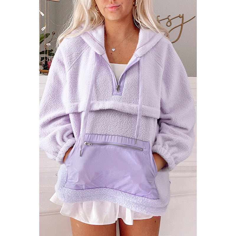 Polyester Winter Women's Hoodie Sweater