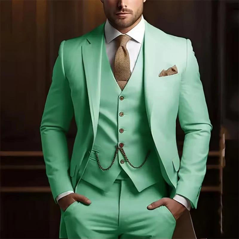Men's High-grade Gentleman Temperament Slim Suit