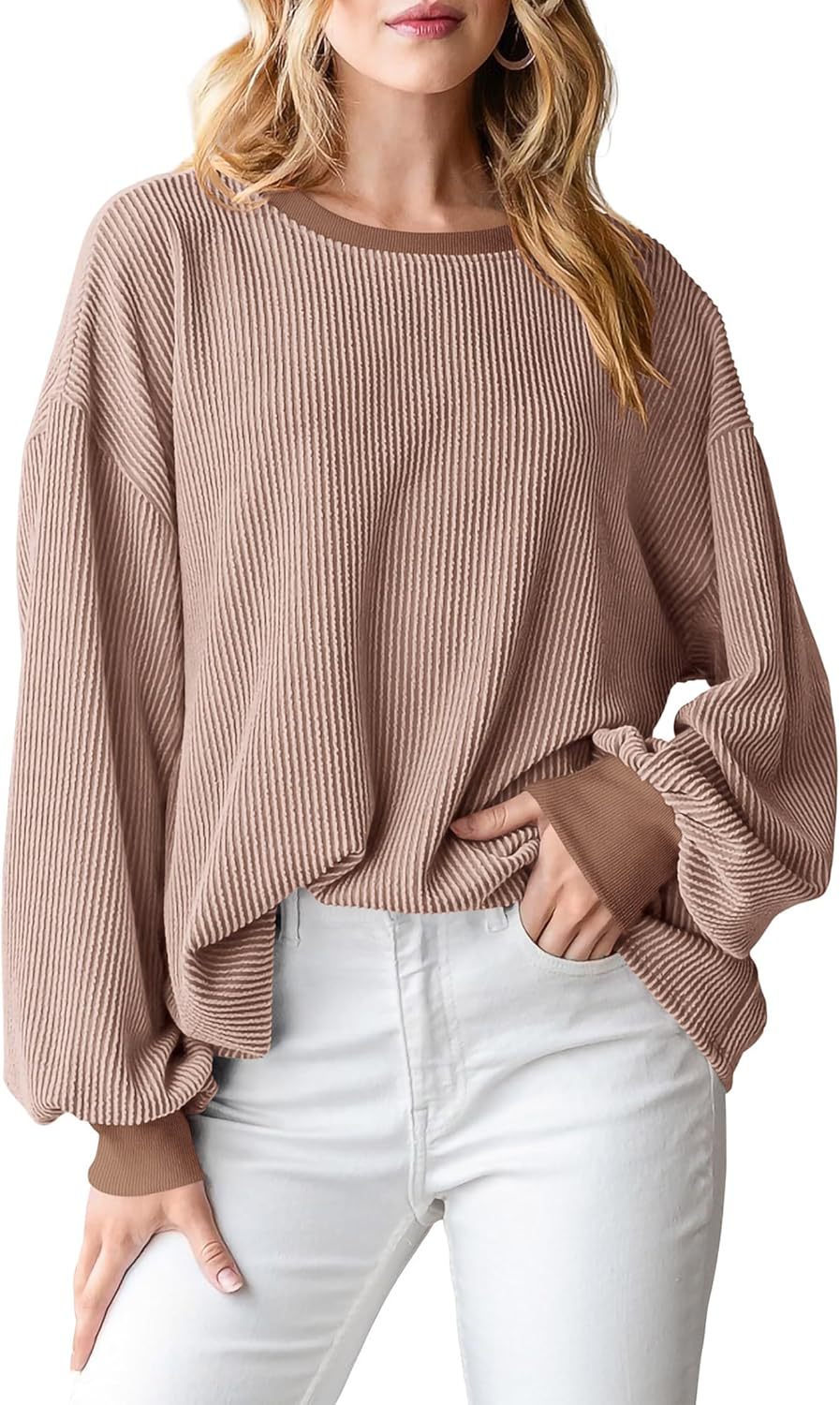 Women's Texture Loose Fashion Casual Sweater