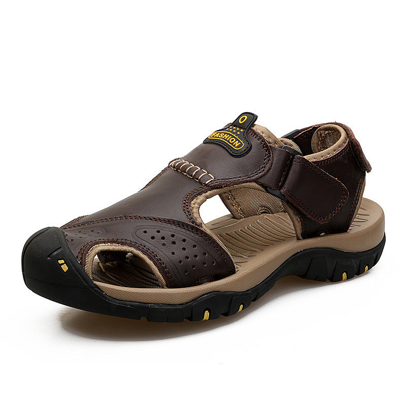 Summer Closed Toe Casual Beach Shoes Men