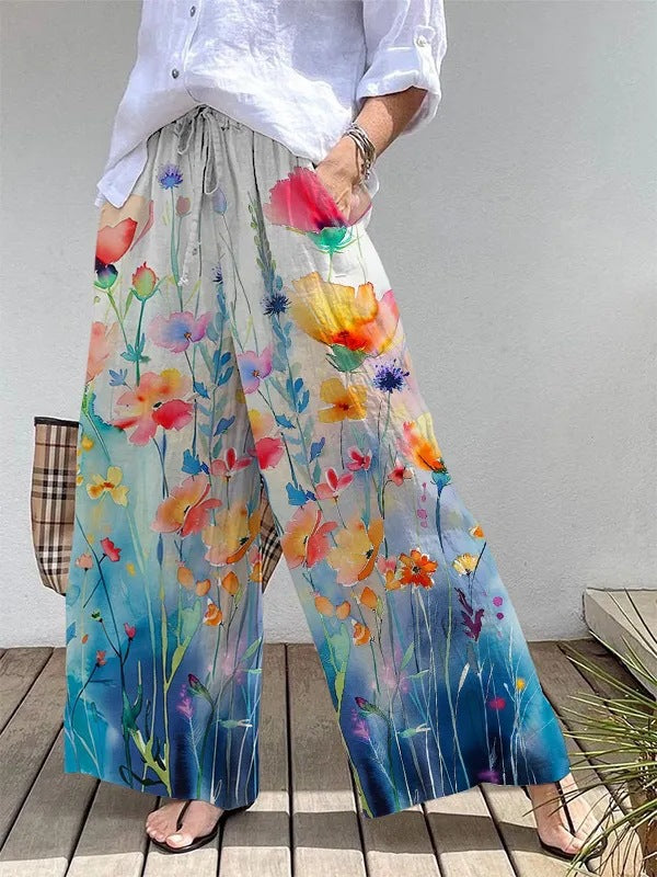 3D Wide Leg Culottes Loose Summer Women's Clothing Quick-drying Breathable