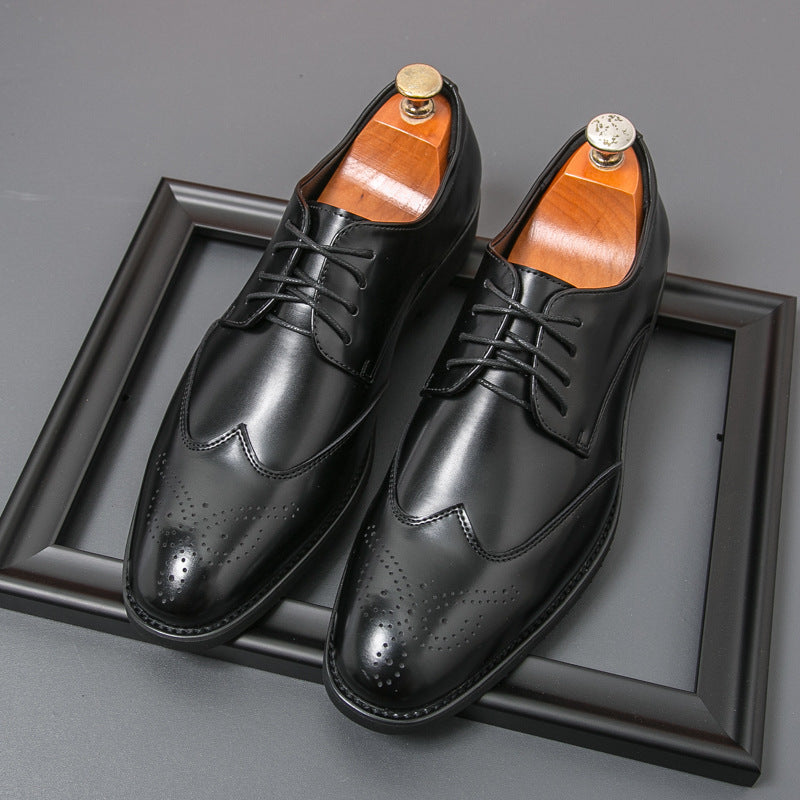 Plus Size Men's Leather Shoes Formal Wear