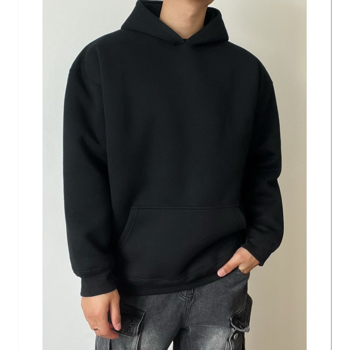 Solid Color Hooded Sweater For Men And Women Autumn And Winter Wild
