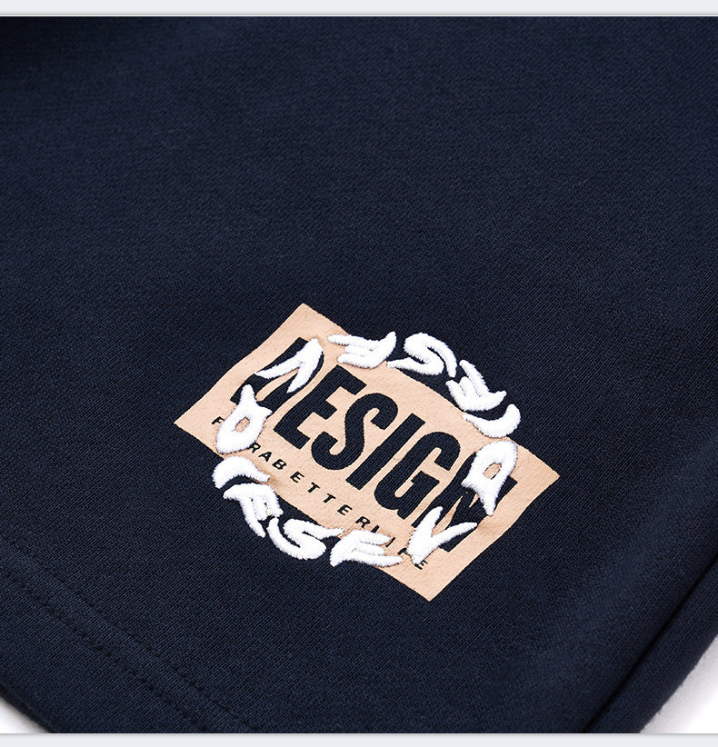 Fashionable Printed Loose Cropped Pants For Men