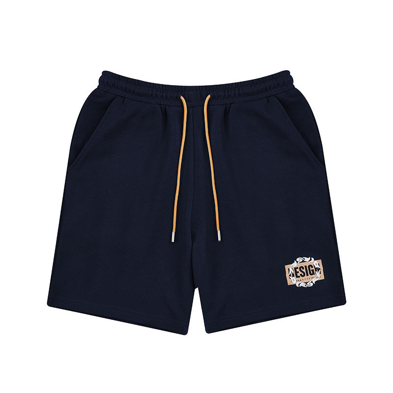 Fashionable Printed Loose Cropped Pants For Men