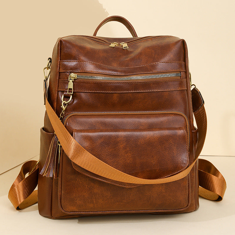 Retro Women's Backpack Large Capacity