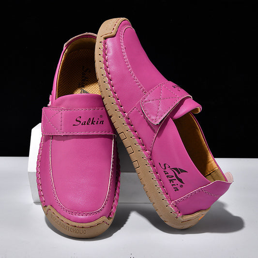 Autumn Leisure Hand-stitched Leather Shoes