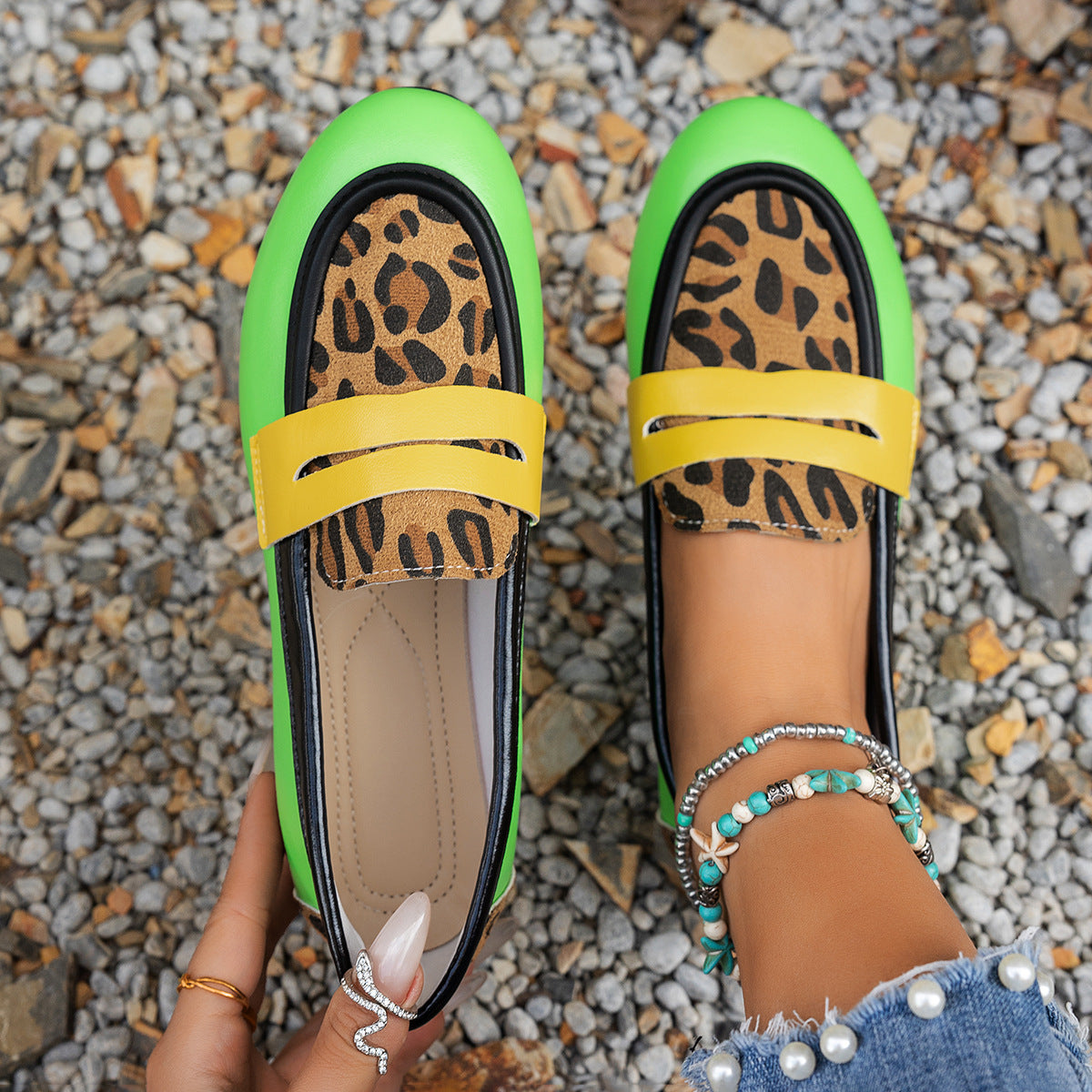 Flat Casual Loafer Shoes Women's Fashion