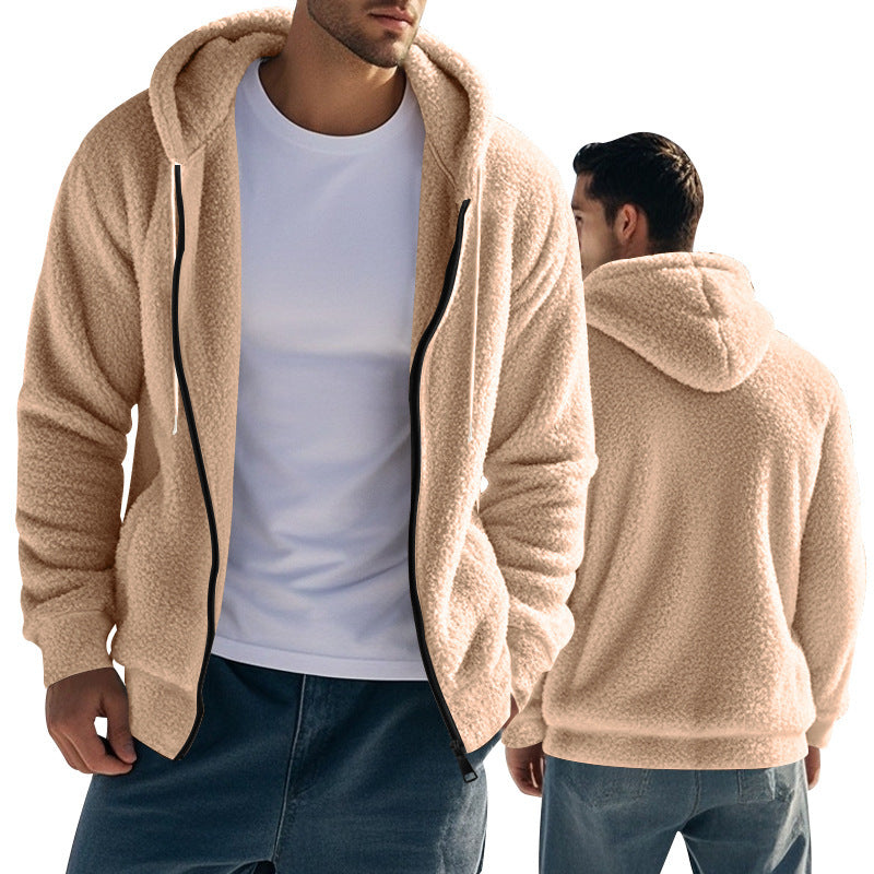 Loose Cardigan Casual Hooded Jacket Sweater Men