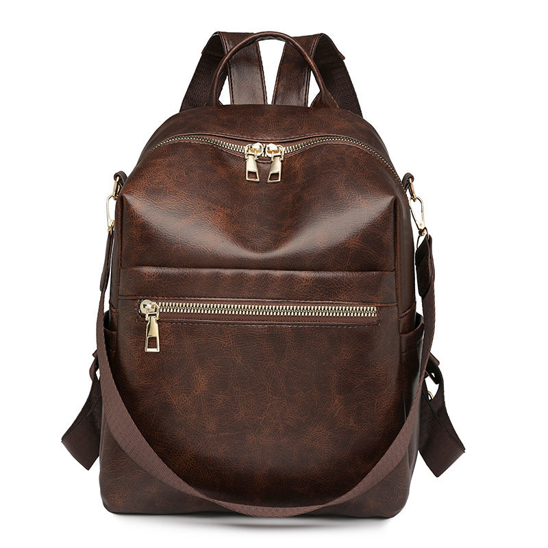 PU Backpack Travel Large Capacity